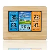 Wireless Weather Station with Outdoor Sensor Alarm Digital Clock Temperature Thermometer Hygrometer Barometer Forecast FJ3373