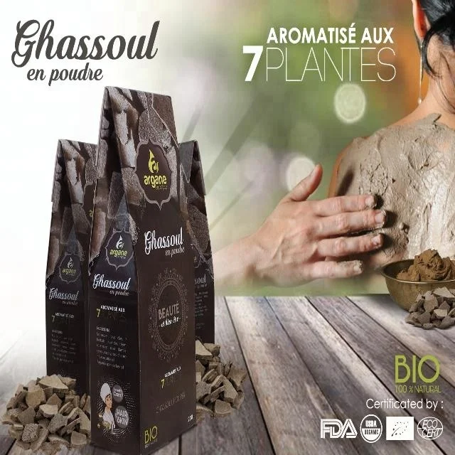 
Rhassoul Ghassoul Lava Clay for Body & Hair & Skin Care - Pure & Premium grade 