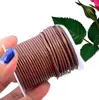metallic round leather cords available in various sizes and Color get help from the color chart copper gold silver