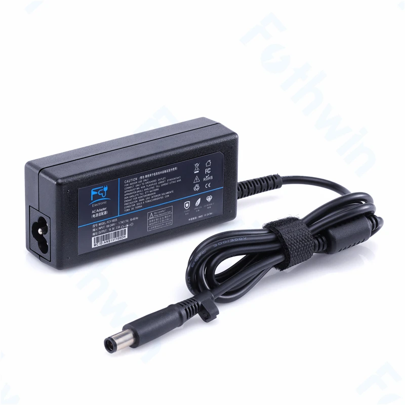 Replacement Notebook Ac Laptop Charger 65w 18.5v 3.5a 7.45.0mm For Hp