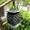 New Arrival Flame Flicker Effects Control Fire 75 Leds Solar Candle Flame Light Lantern Waterproof Outdoor Garden Lamp