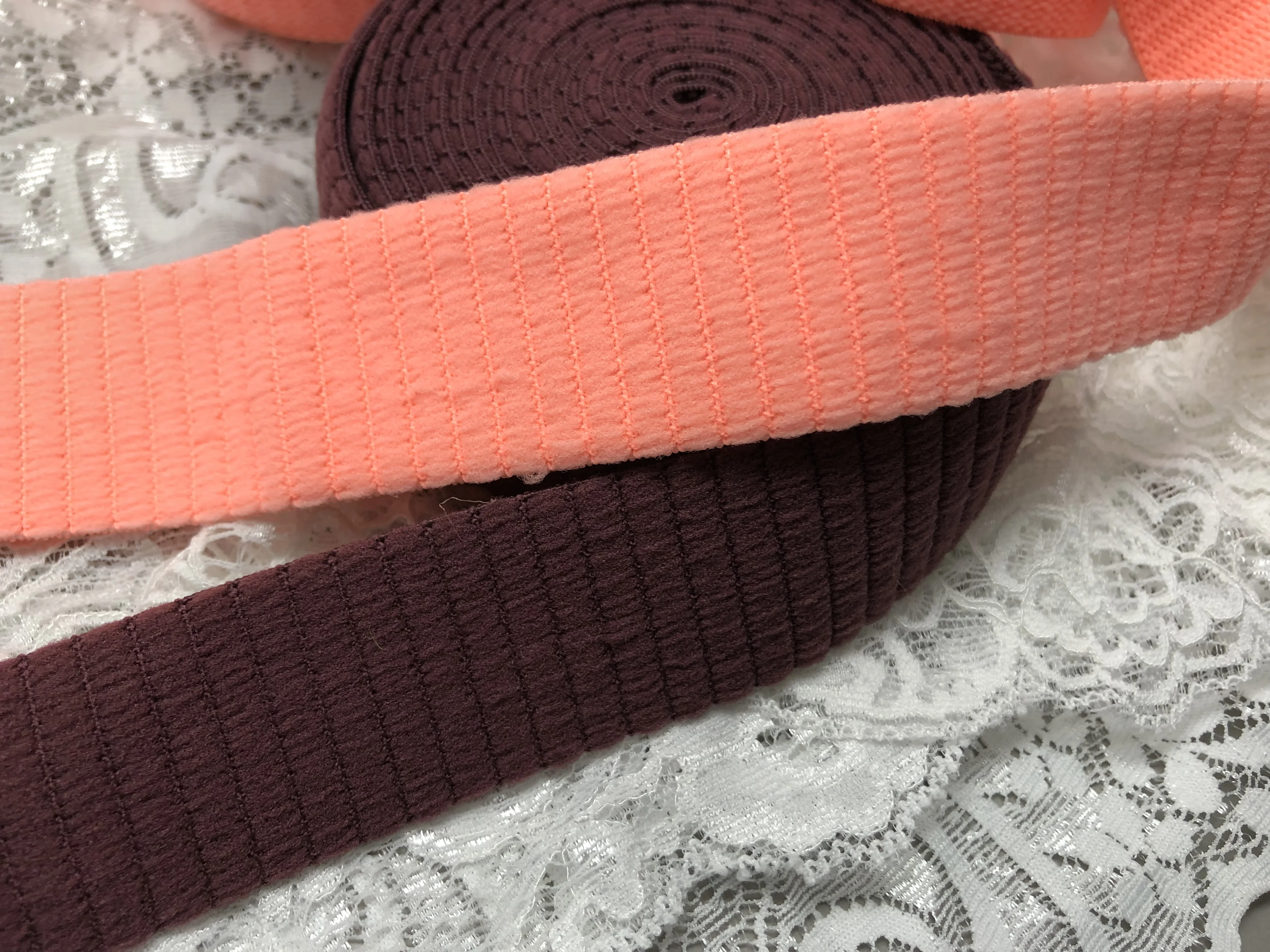 3cm Segmented Brushed Knitted Elastic bing For Sport Bras Straps Buy Yoga Bra Straps