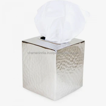 metal tissue box