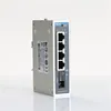 Hot selling 5 ports din rail switch support wide temperature -40 to 80 degree high temperature switch