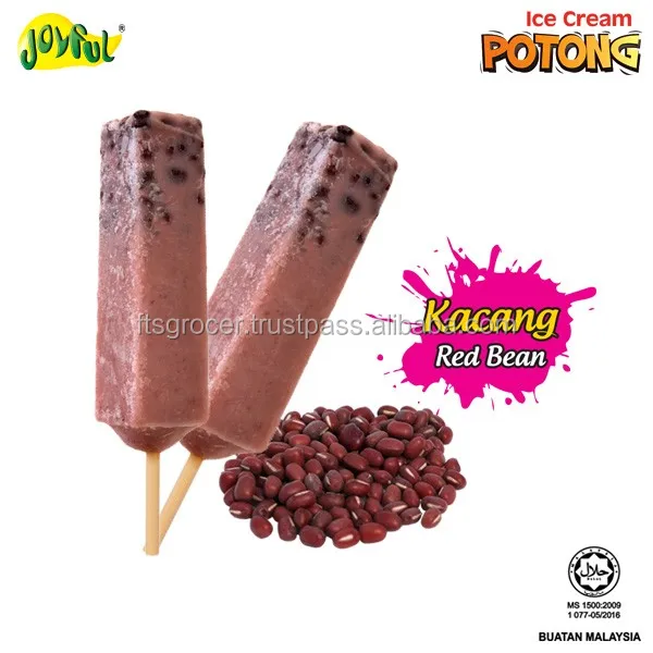 Ice Cream Potong 100% Natural Halal Red Bean Flavour Pack ...