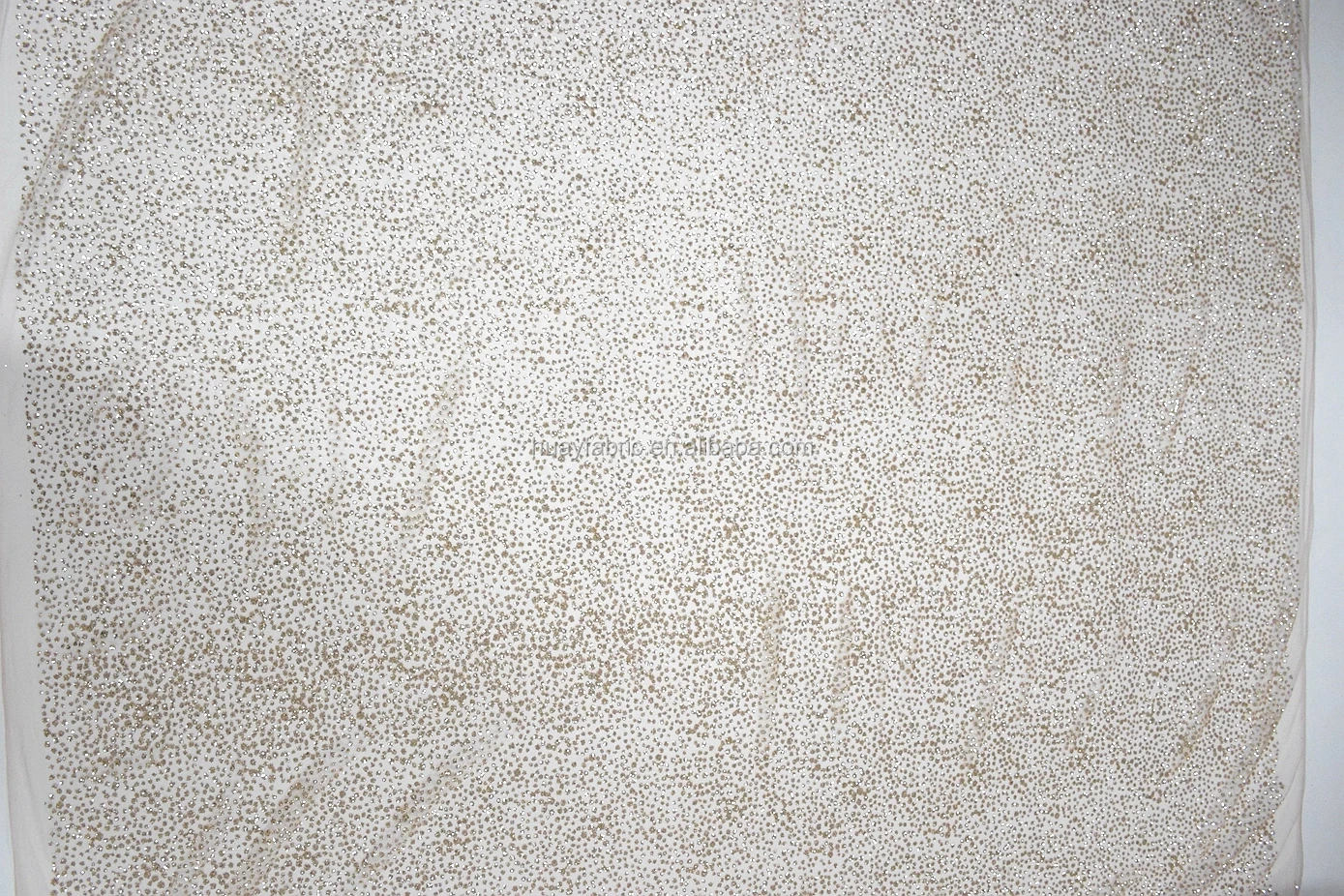 Korea Lace Fabric With Full Glitter Shiny Nigerian Wedding Lace Glitter