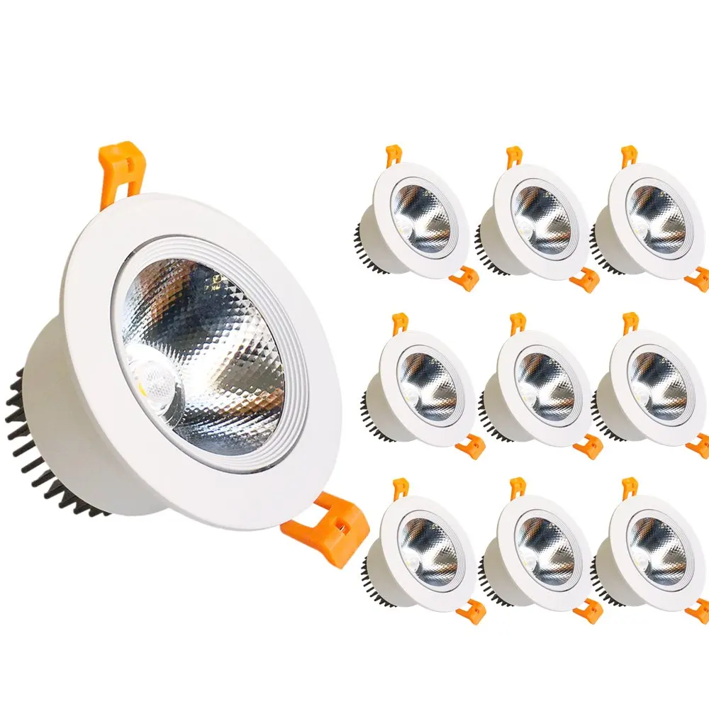 Lightingwill 4 Pack 3w Cri80 Led Downlight Dimmable Cob