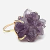Custom New Design Rough Amethyst Gemstone Finger Ring For Weeding