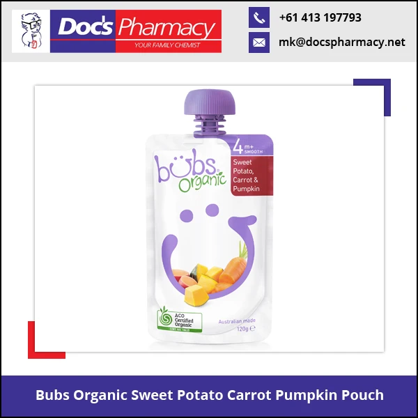 bubs organic pouches