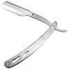 Refined silver color stainless steel double hollow ground Shaving Razor
