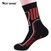 NUCKILY Men Cotton Socks High Quality Winter Thermal Striped Sport Socks Football Basketball Running Sports Riding Bicycle Socks