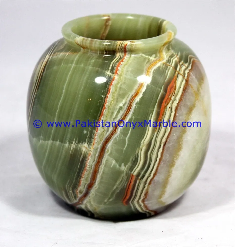 Dark Green Onyx Marble Flower Vases - Buy Polished Dark Green Onyx