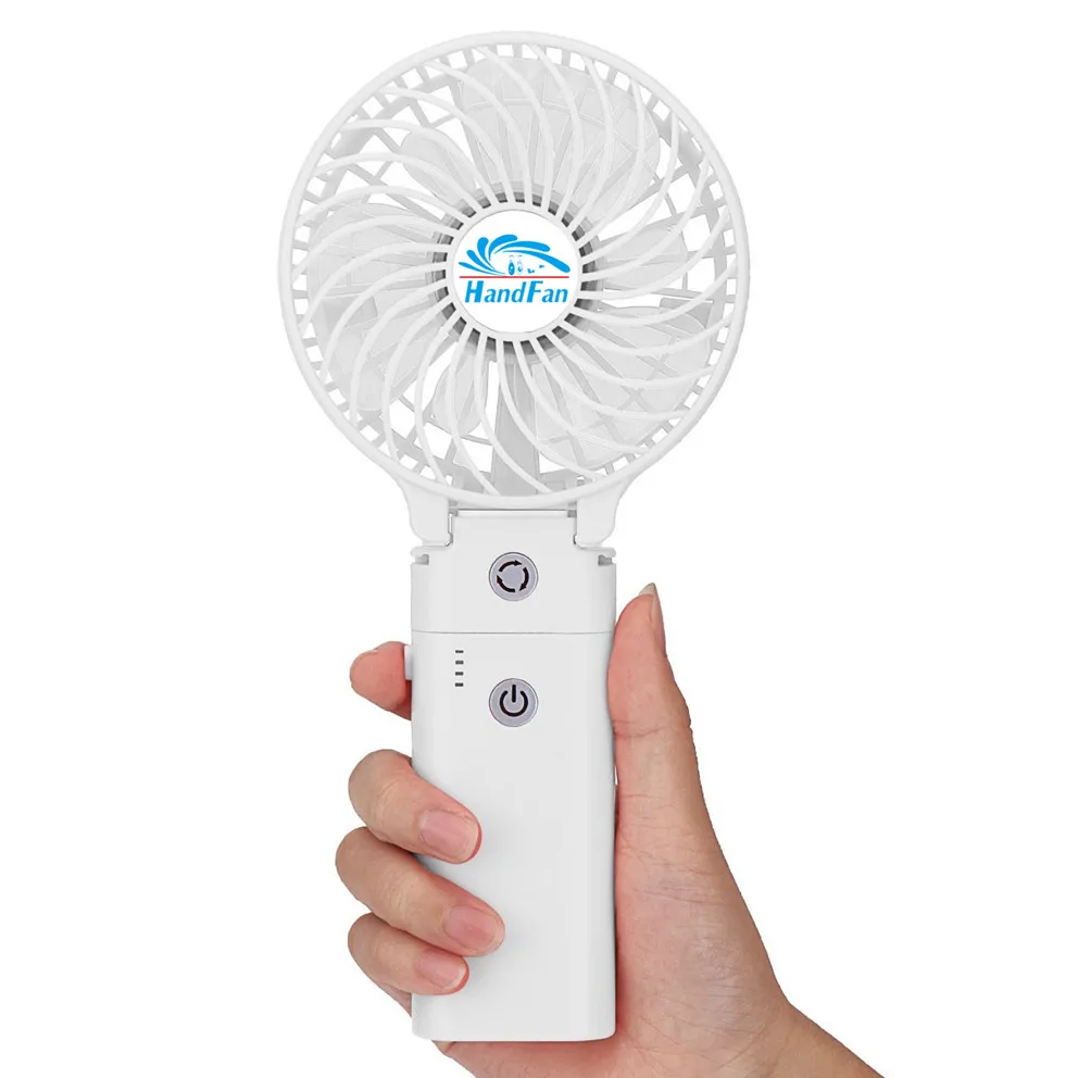 Hot Summer Mini Electric Fan Usb Portable Fan Usb Charger Flashlight