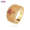 UAE people like gold cz rings with Online shopping in Ali baba