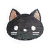 Wholesale Cat Shape Shining Custom Sequin Patch for Clothes