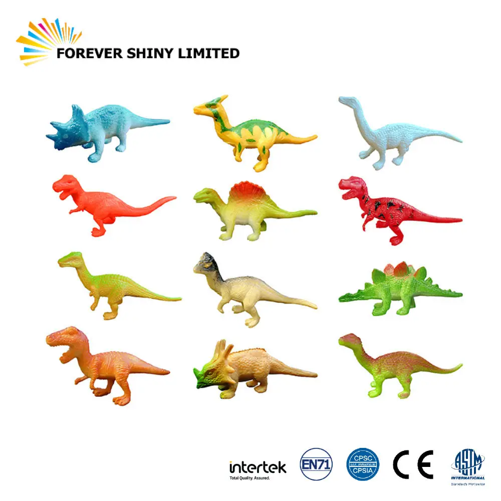 Novelty Bulk Small Capsules Mini Animals Assorted Plastic Dinosaurs