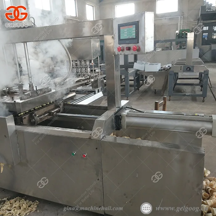 Gg120f Wafer Ice Cream Cone Making Machine Ice Cream Cup Forming