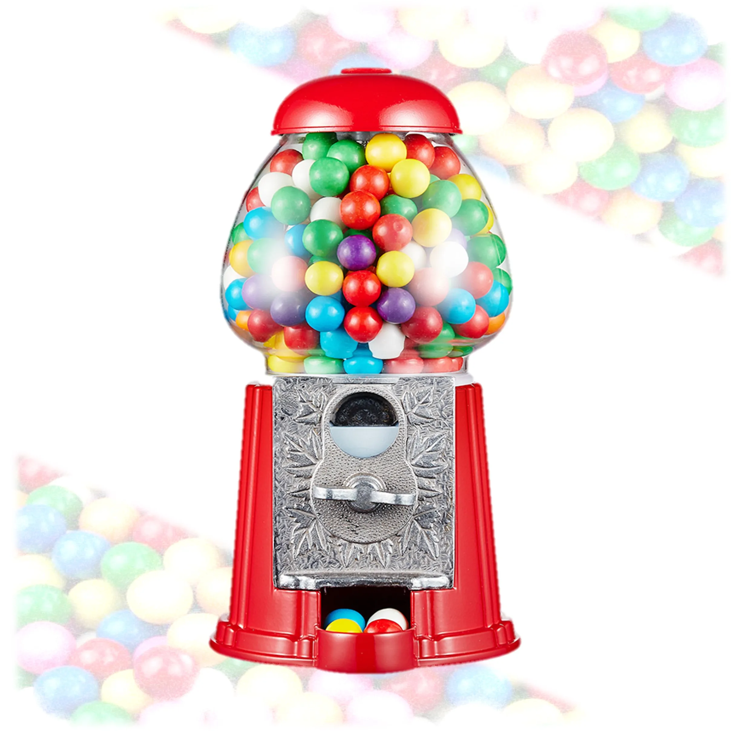 kwang hsieh 9 英寸彩色金属迷你糖果胶球机 - buy red novelty class