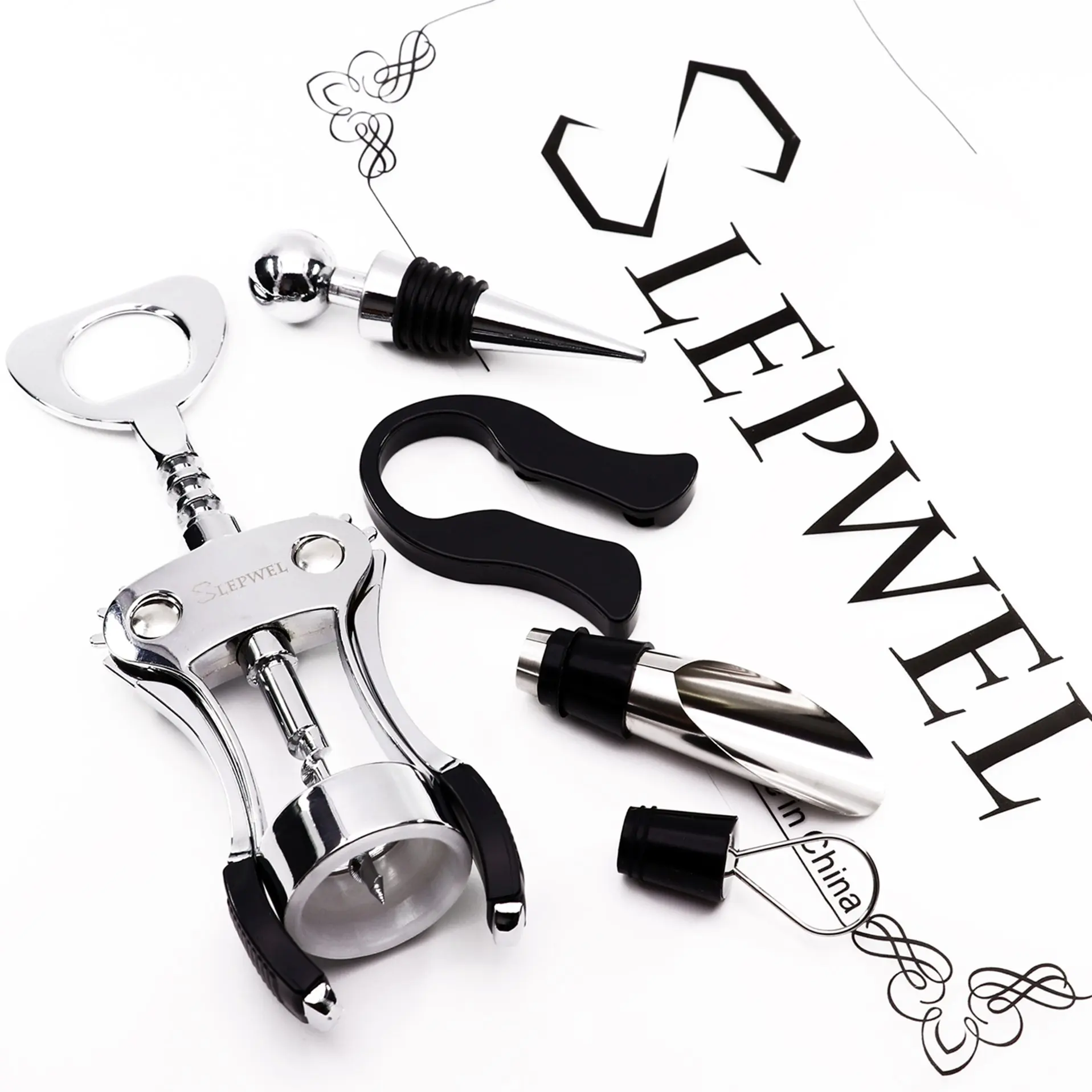 Buy slepwel Wine Opener Set Stainless Steel Wine Bottle Opener, Wine