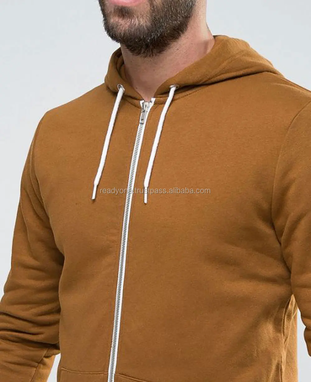 mens light brown hoodie