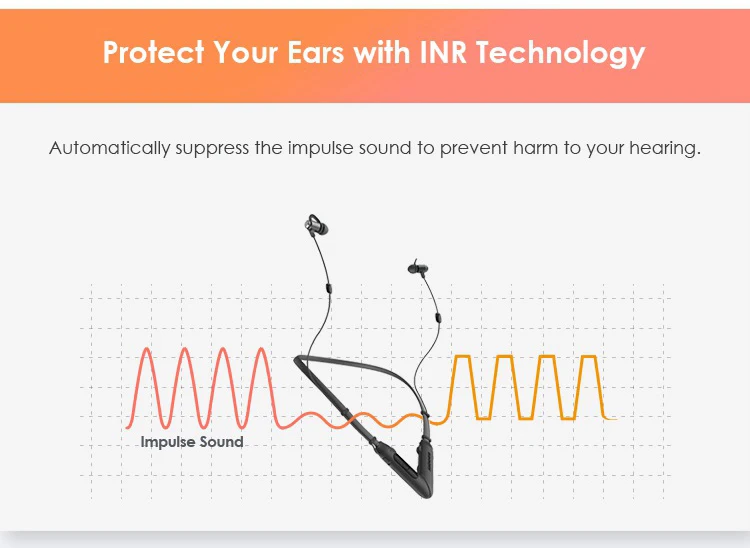 Jabees Wireless Rechargeable TV Headphones Noise Cancelling Hearing Amplifier with Mobile App PSAP IND - ANKUX.COM