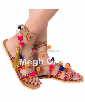 Women Pom Pom Sandals-fashion Pom Pom 