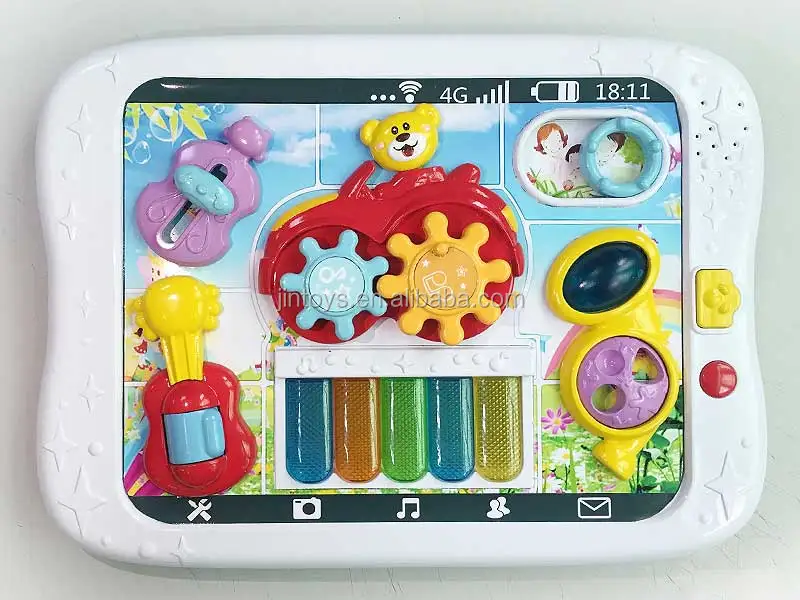 Children Toys Plastic Ipad Toy Mini Music Keyboard Electric Piano Pad