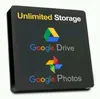Unlimited Google Drive space for backup no monthly fees