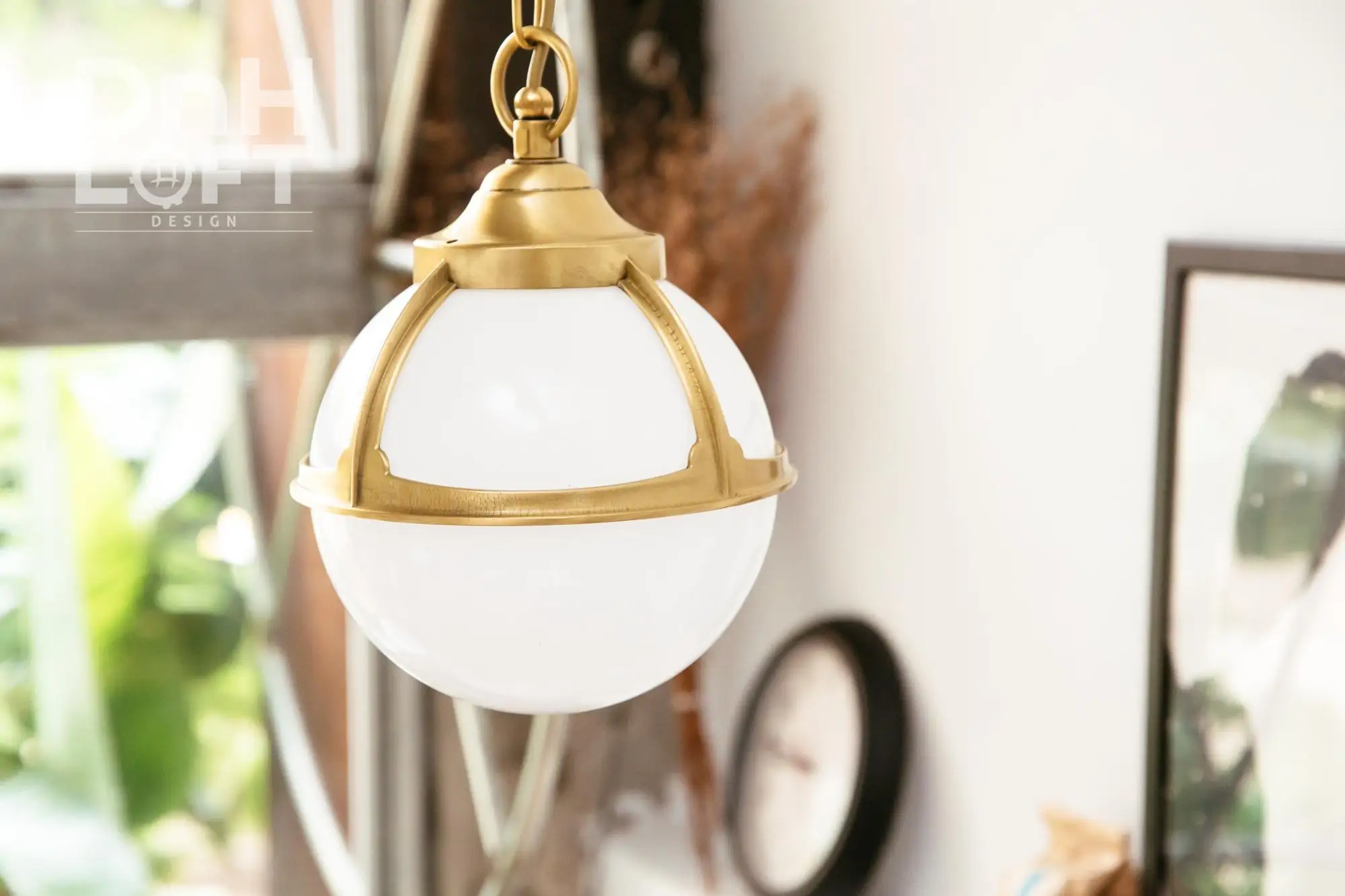 Modern Br Ball Vintage Antique Copper Decorative Pendant Light Modern Br Ball Vintage Antique