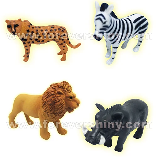 Bulk Capsules Small Miniature Toys Collectible Plastic Wild Animals Zoo