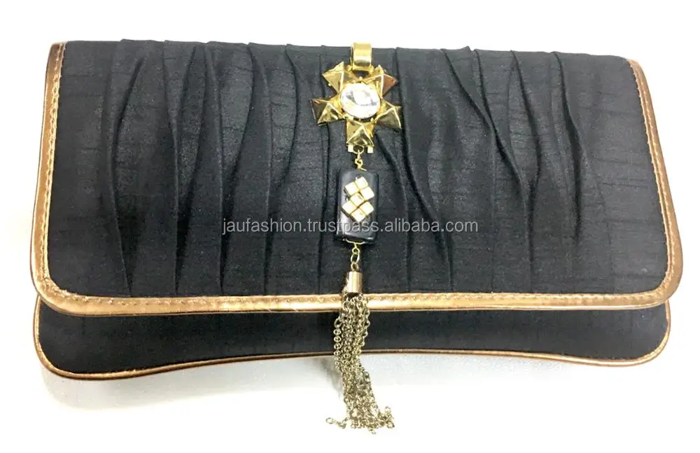 plain gold clutch bag