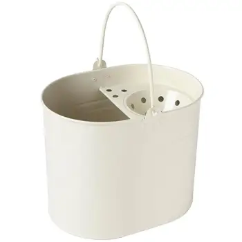 white mop bucket