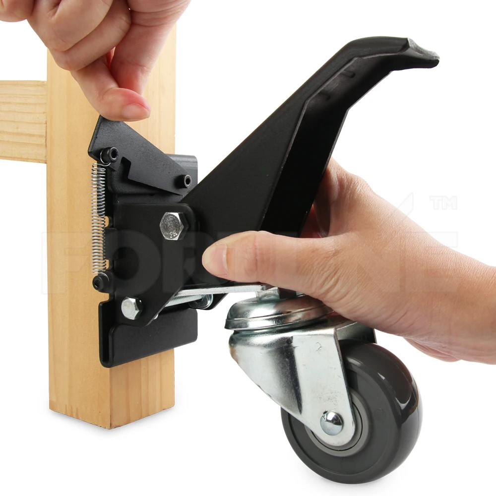 Quick-release Workbench Caster Mounting Plates With Spring Lock - Buy ...