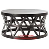 Hammered Drum Cross Coffee Table