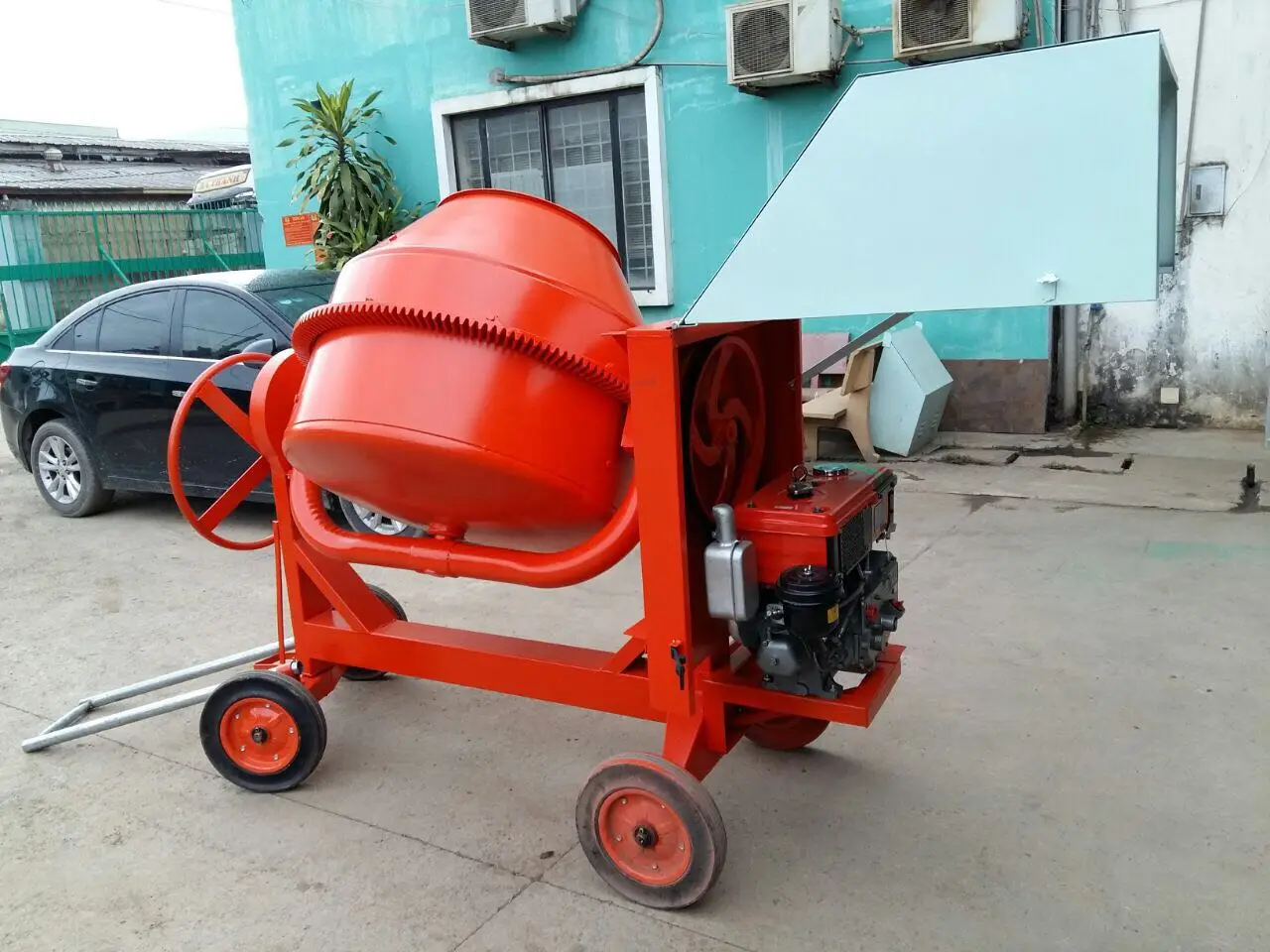 Vietnam Concrete Mixer - 4 Wheels Type - Buy Mini Concrete Mixer ...