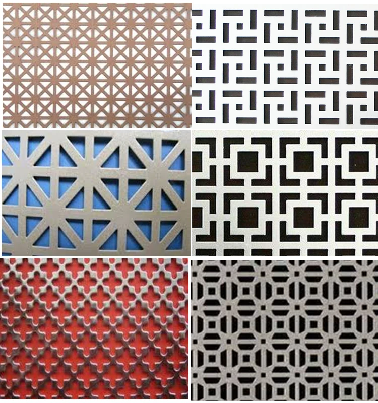 Decorative Pattern Aluminum Perforated Panel Lowes Perforated Sheet 