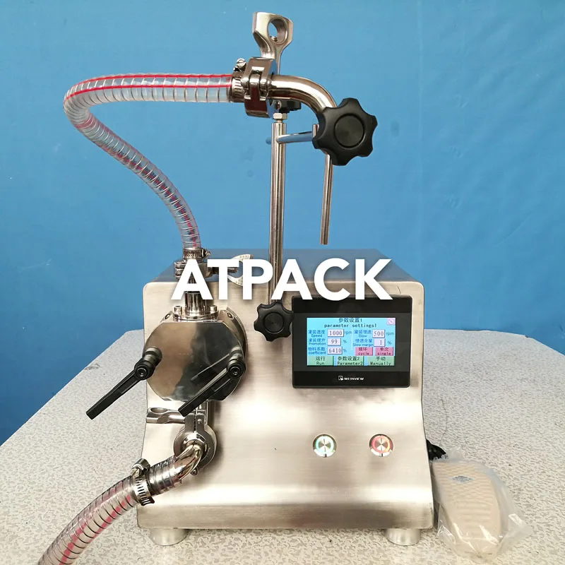 Atpack Highaccuracy Gear Pump Small Volume Honey Stick Filling Machine