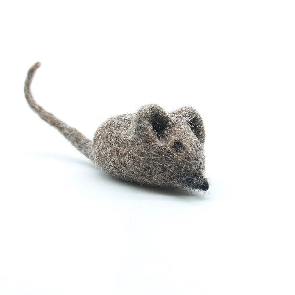 wool mouse cat toy