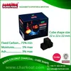 No Mineral Coals/ High Thermal Efficiency/ Low Moisture Cube Shape Coconut Charcoal