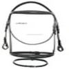 FLASH NOSE BAND LEATHER HORSE BRIDLE TRADERS