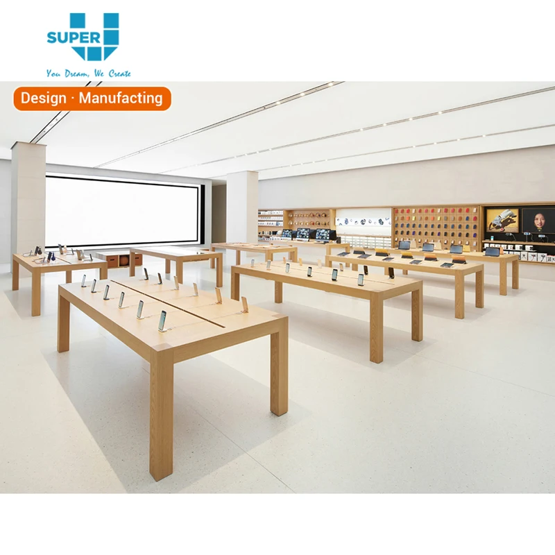 Custom Design Manufacturing Apple Store Furniture Displays Laptop Retail Watch Table Display Furniture Apple Store Display Table Buy Apple Store