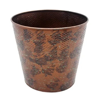 Copper Plated Iron Metal Garden Planter Buy Outdoor Copper