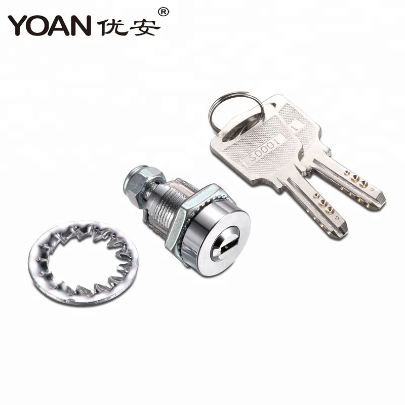 2019 Trend Mortise Small Brass Zinc Cam Lock Dimple Key For Advertising