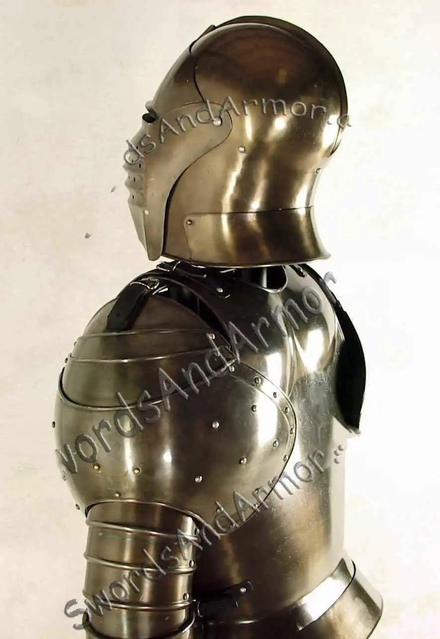 中世纪装甲套装,中世纪骑士战斗装甲/装甲套装全套装甲,装饰盔甲套装