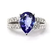 Best Wedding Ring Design with Complete CZ Gemstone Rings 925 Sterling Silver Rings