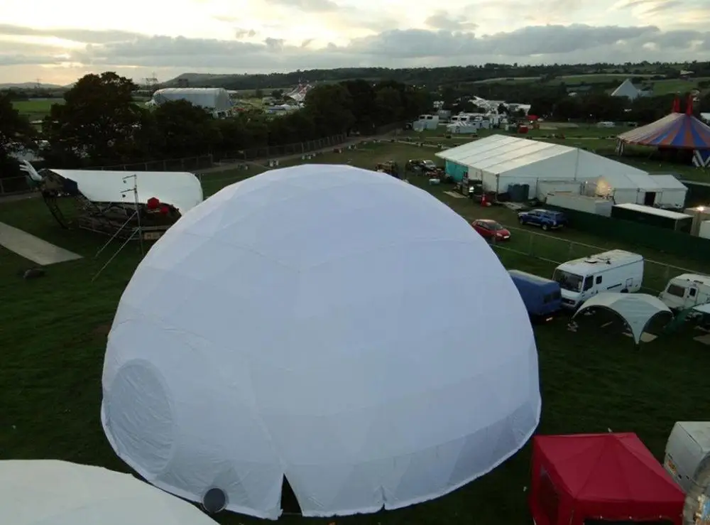large commercial dome tent