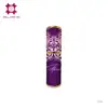 Trendy purple engraving liquid packaging aluminum perfume atomizer