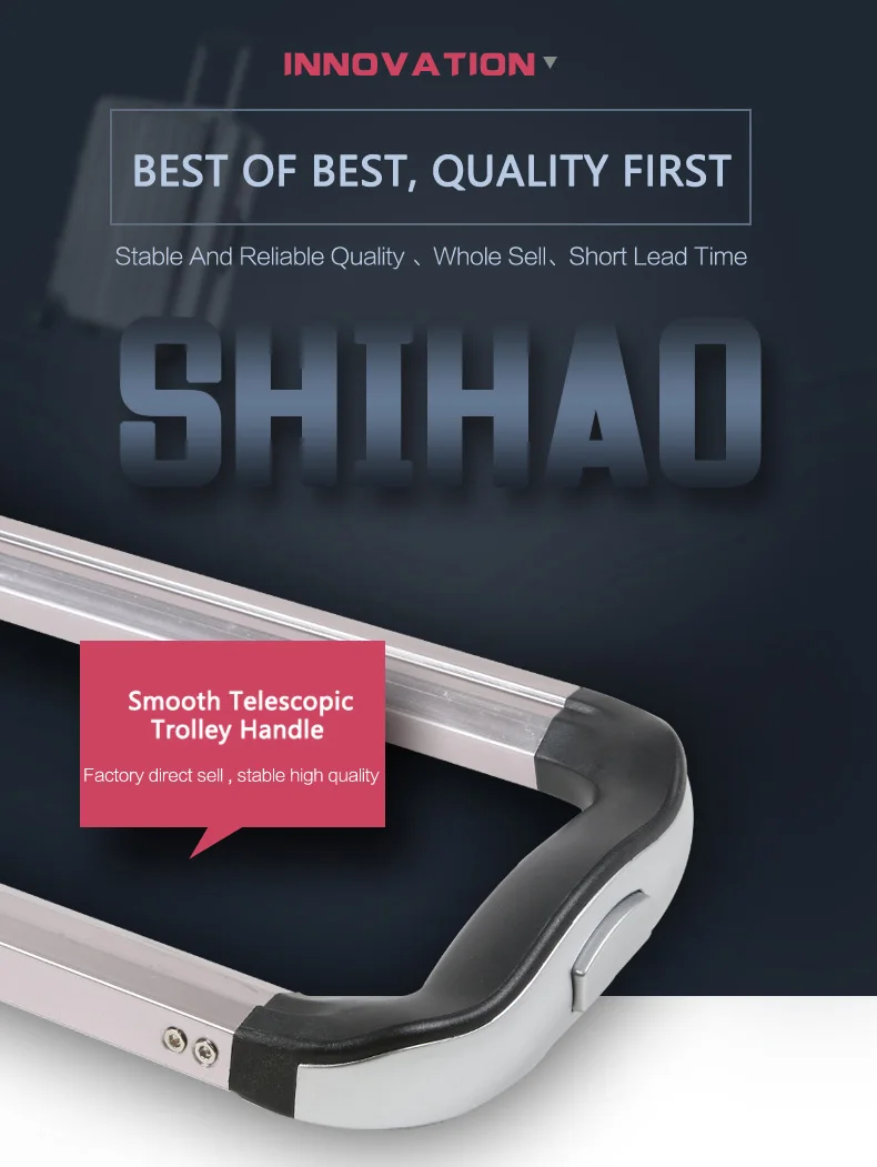 Factory Supply Luggage Bag Parts Telescopic Handle Replacement Puller