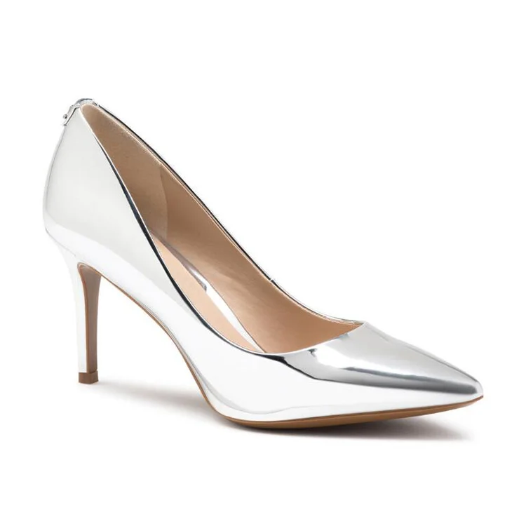metallic color shoes