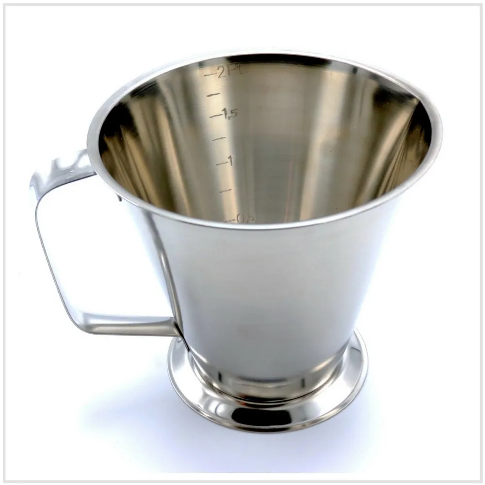 stainless steel measuring jug cup / chemical measuring jug
